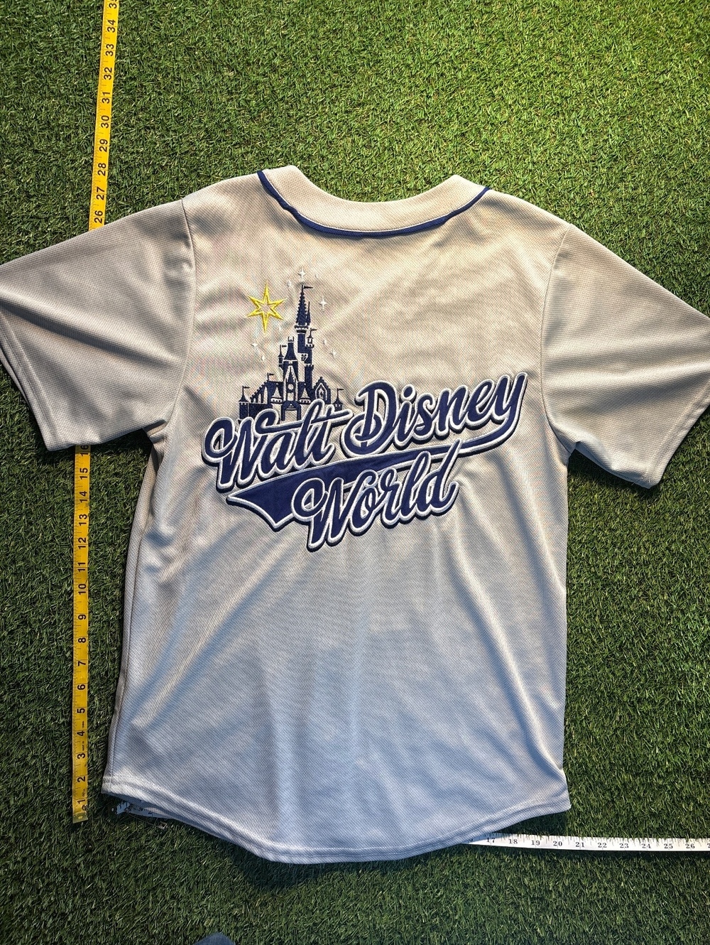 Disney button up baseball jersey